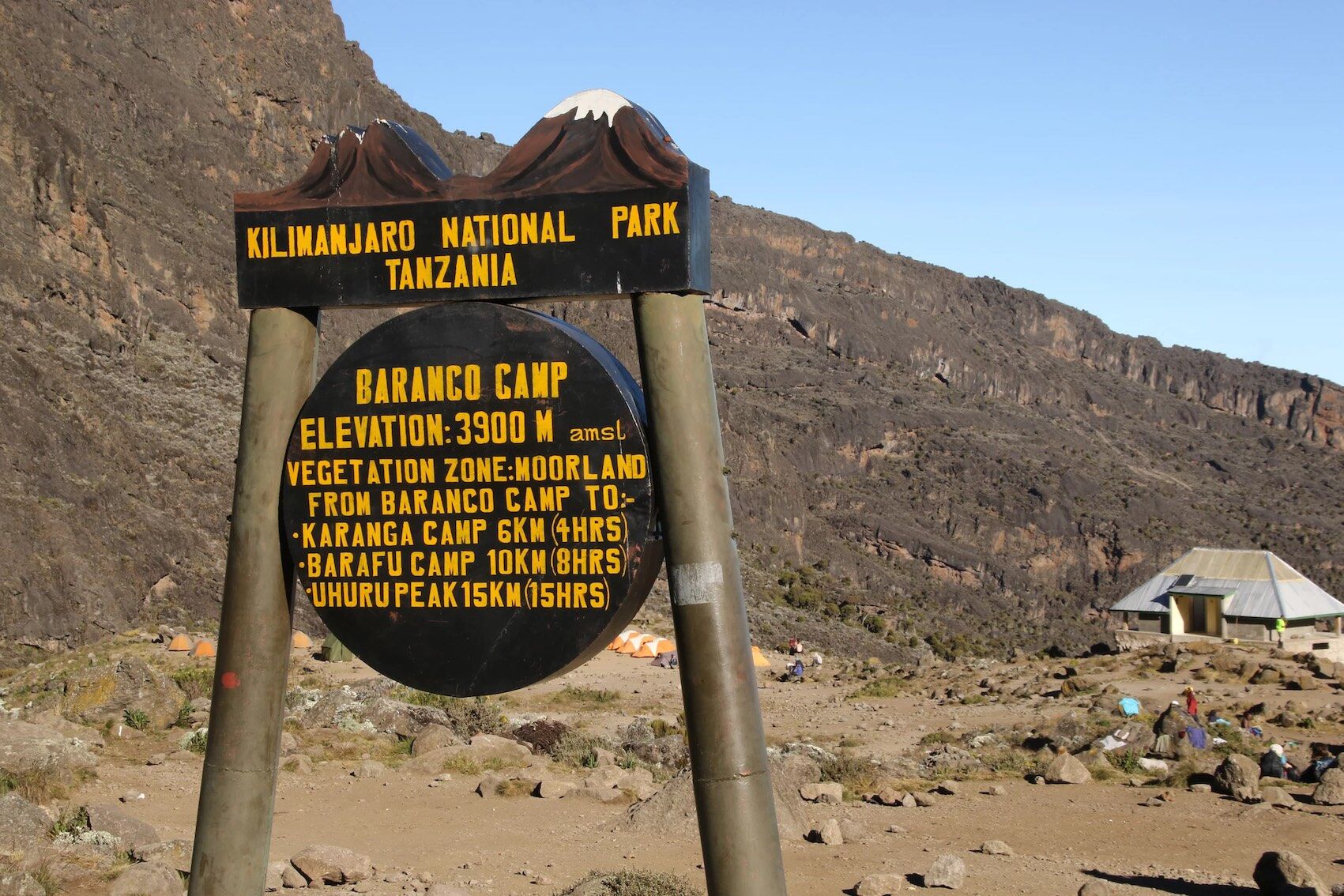 Ruta Umbwe (2/6) | Umbwe Cave Camp (2900 m) - Barranco Camp (3950 m)