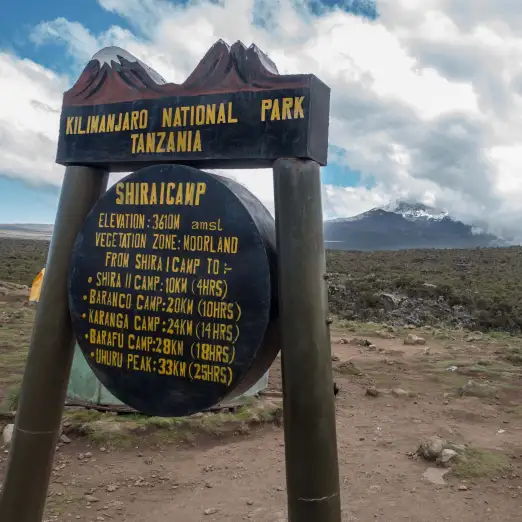 Ruta Machame (2/6) | Machame Camp (2835 m) - Shira Camp (3839 m)