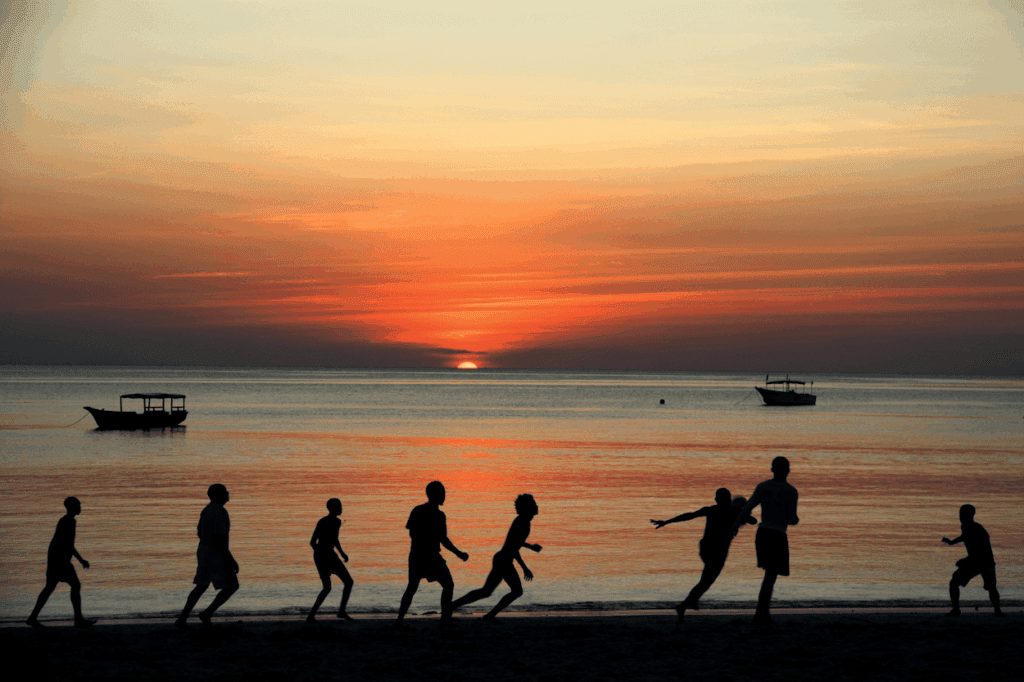 Atardecer en Zanzíbar